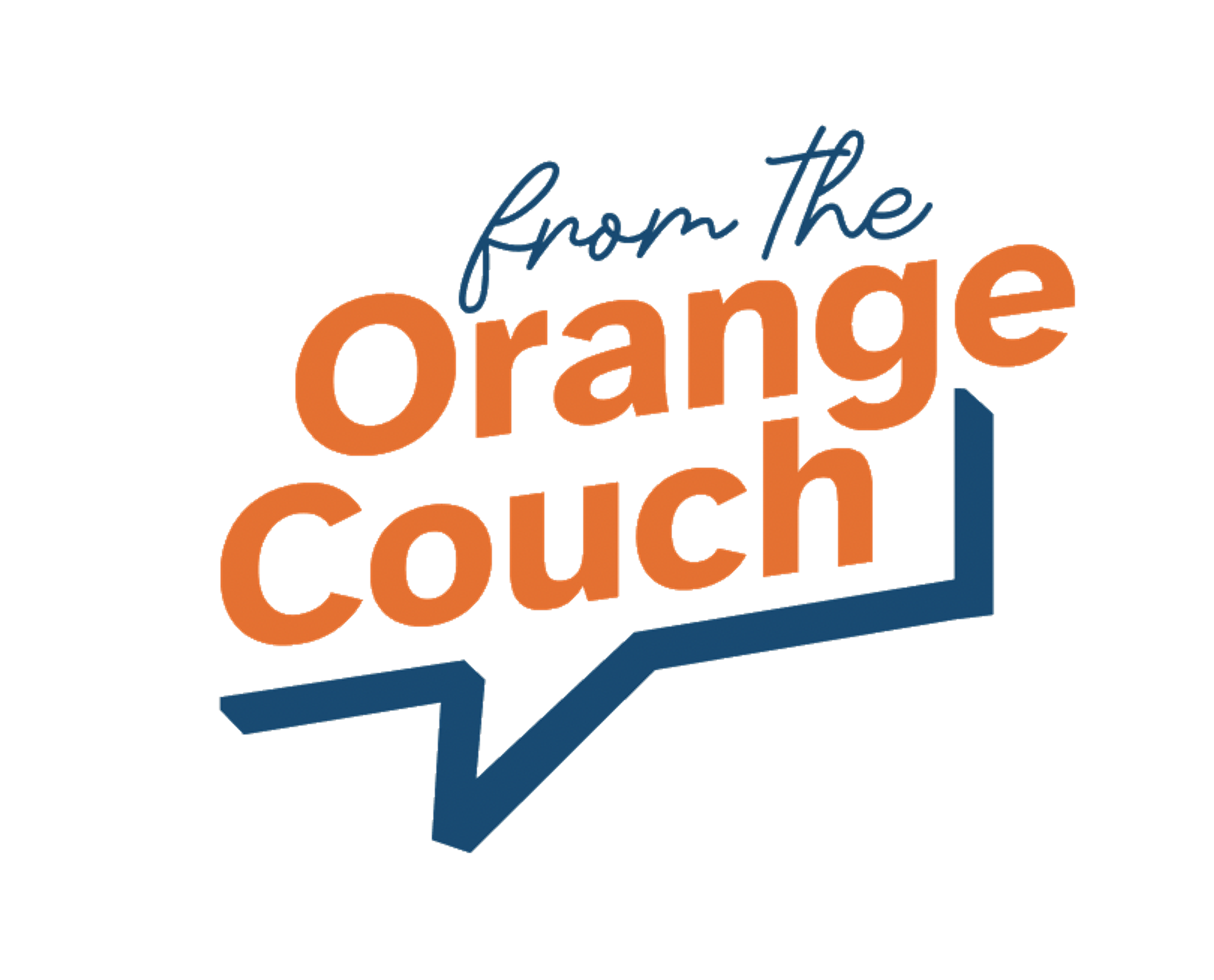 Orange couch transparent